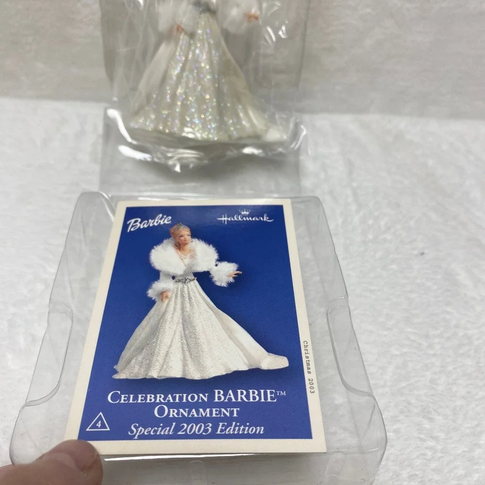 NIB Hallmark Celebration Barbie Christmas Ornament Special 2003 Edition Daughter